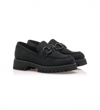 Mustang Lenox loafers zwart