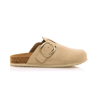 Mustang Linit beige clogs