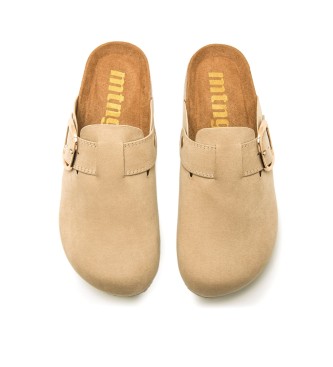 Mustang Linit beige clogs