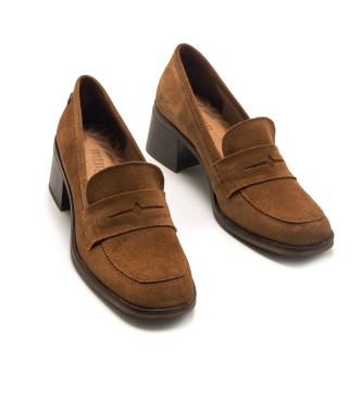 Mustang Leather Shoes Lys light brown