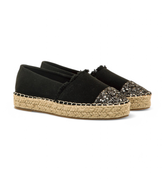 MTNG Schwarze Marea-Espadrilles
