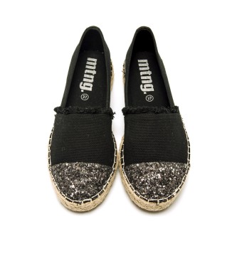 MTNG Schwarze Marea-Espadrilles