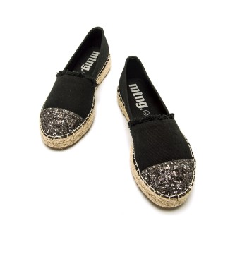 MTNG Schwarze Marea-Espadrilles