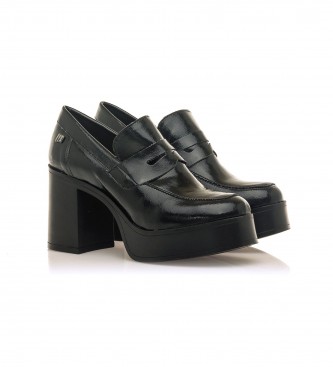 Mustang Sixties leather shoes black -Heel height 8cm