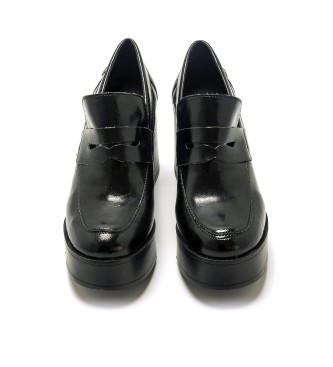Mustang Sixties leather shoes black -Heel height 8cm