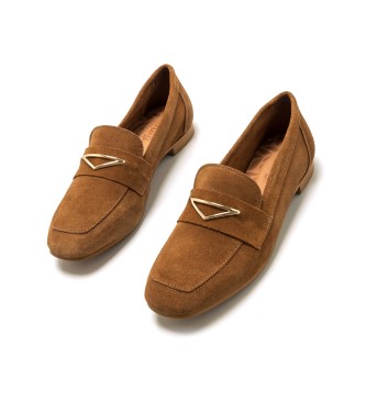 Mustang Brown Camille Leather Shoes