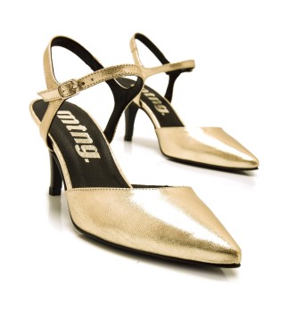 Mustang Chantal Kleid Schuhe gold