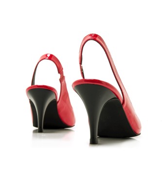 Mustang Chantal red shoes -Heel height 8cm