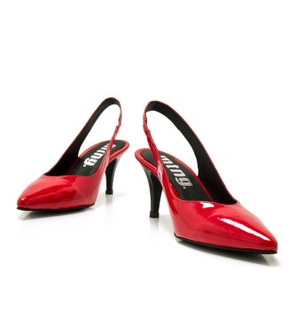 MTNG Chantal chaussures rouges - Hauteur du talon 8cm