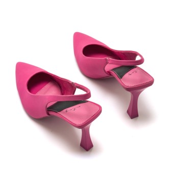 Mustang Chaussures roses violettes - Hauteur du talon 8cm