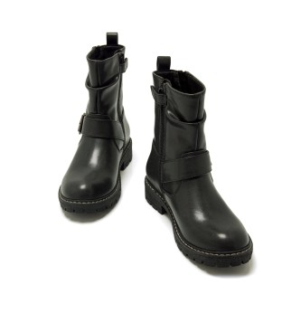 Mustang Kids Alaska Ankle Boots Black