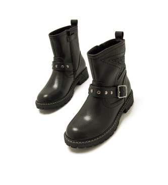 Mustang Kids Alaska Ankle Boots Black