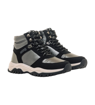 Mustang Kids Trecky Sneakers i slv