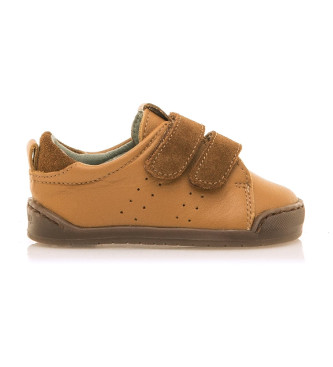 Mustang Kids Zapatillas de piel Free Baby marrn