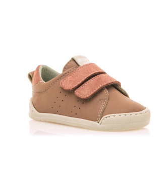 Mustang Kids Casual Free brown leather trainers