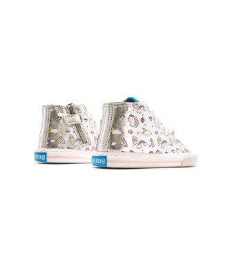 MTNG Kids Zapatillas Free plateado