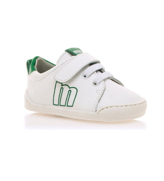 Mustang Kids Scarpe da ginnastica in pelle bianca senza sport