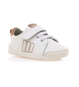 Mustang Kids Sport Free Lder Sneakers Vit