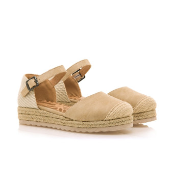 Mustang Kids Beige pad-sandaler