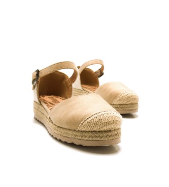 Mustang Kids Beige pad-sandaler