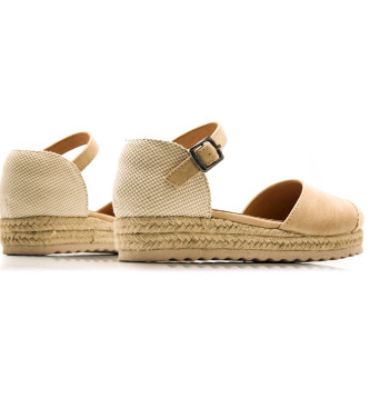 Mustang Kids Beige pad-sandaler