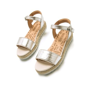 Mustang Kids Silver Pad Sandals