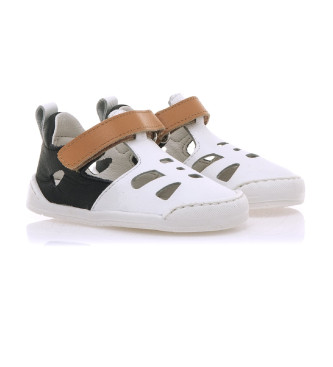 Mustang Kids Free Leather Sneakers white