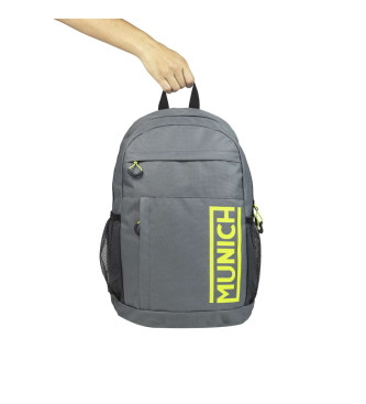 Munich Gym Sportrucksack Slim grau