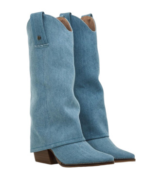 Mustang Botas de piel Missouri Azul