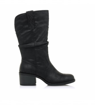 Mustang Black country style boots