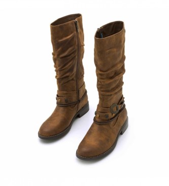 Mustang Brown Persea boots