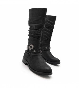 Mustang Bottes Persea noires