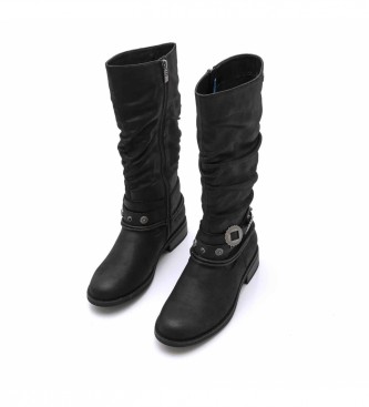 Mustang Bottes Persea noires