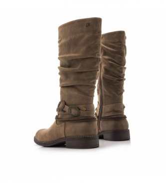 Mustang Persea taupe boots