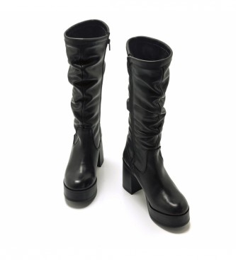 Mustang Boots Sixties black -Height heel 8cm