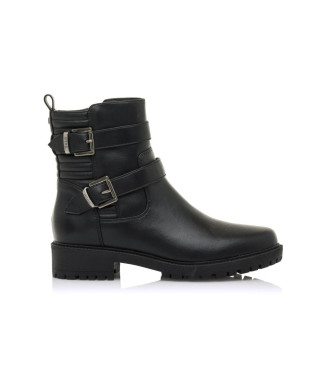 Mustang Casual Ankle Boots Campaa negra