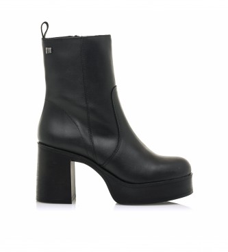 Mustang Dressed ankle boots black -Heel height 10cm