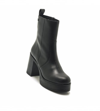 Mustang Dressed ankle boots black -Heel height 10cm