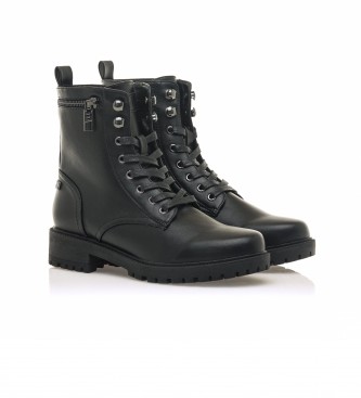 Mustang Black military boots