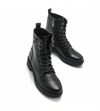 Mustang Black military boots
