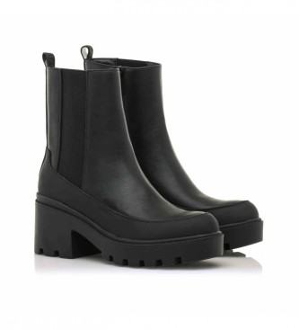 Mustang New Track ankle boots black - Heel height 7.5cm