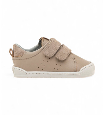 Mustang Kids Free Leather Sneakers brown