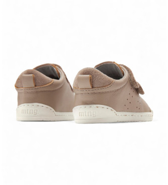 Mustang Kids Free Leather Sneakers brown