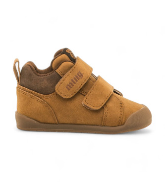 Mustang Kids Buty treningowe Free brązowe