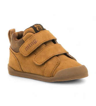 Mustang Kids Buty treningowe Free brązowe