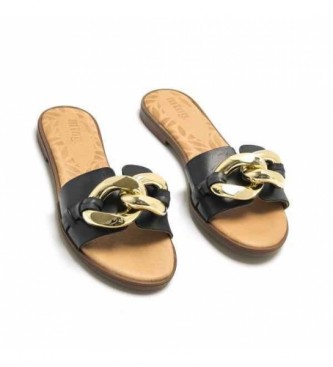 Mustang Maria leather sandals black
