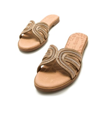 Mustang Maria sandals gold