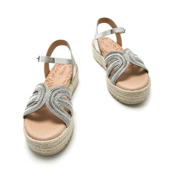 Mustang Sandalen 54501 silber