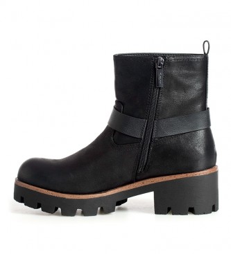 Mustang Alena black boots -heel height: 5cm-