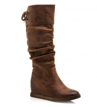 bottes compensées mustang